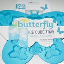 JOIE ~ Butterfly Shaped Silicone Ice Cube Tray-Aqua Blue- BPA Free~12 Cavities