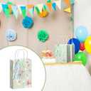 Humyoun 24 Pcs Fairy Party Favor Bags Set with Ribbon Gift Woodland Fairy Party Decorations Mushroom Goodie Floral Candy Treat Bags for Birthday and Baby Shower