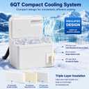 Ice Machine for Knee After Surgery, 6QT Cold Therapy Machine, Timer & Flow