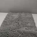 OLANLY Bathroom Rugs 30x20, Extra Soft Absorbent Chenille Bath Rugs, Rubber Backing Quick Dry, Machine Washable Bath Mats for Bathroom Floor, Tub and Shower, Home Decor Accessories, Grey