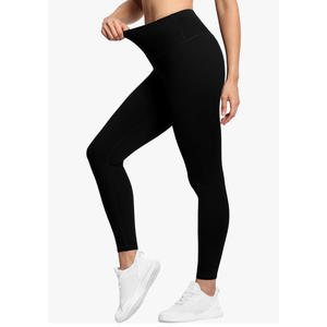THE GYM PEOPLE Women's High Waist Workout Legging Soft Tummy Control Squat Proof Yoga Running Pants. S