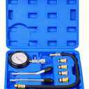 DAYUAN Professional Petrol Engine Compression Tester Kit Set for Automotives and Motorcycles (Blue)