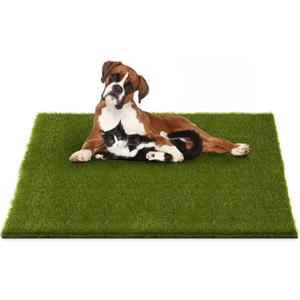 Fake Grass, 39 x 31 Inches Artificial Grass for Dogs, Realistic Turf for Indoor Outdoor Door Mat Balcony Patio Lawn Decoration