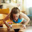 Yes4All Versatile Wooden Wobble Balance Board, Balance Trainer for Mobility Training, Standing Desk, Core Training, Exercise Balance Stability Trainer