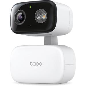Tapo 1080p Pan/Tilt Indoor/Outdoor Security Camera  Free Person/Baby Cry Detect & Motion Track, 360 View, Color Night Vision, SD/Cloud Storage, Works w/Alexa & Google Home HybridCam 360