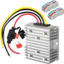 HOMELYLIFE 10A 120W Golf CART 24V 36V 48V to 12V Converter DC to DC Voltage Reducer Step Down Transformer Waterproof