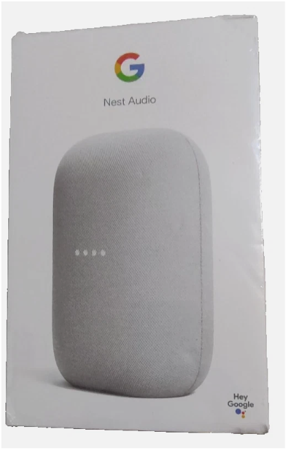 Google Nest Audio Smart Speaker with Google Assistant - Chalk New Sealed