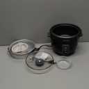 Aroma Housewares ARC-363-1NGB 3 Uncooked/6 Cups Cooked Rice Cooker, Steamer, Multicooker, 2-6 cups, Black