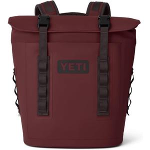 YETI Hopper M12 Backpack Soft Sided Cooler with MagShield Access, Wild Vine Red