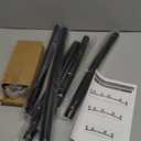 Abiglifty Curved Shower Curtain Rod, 43-78 Inches Adjustable Shower Curtain Rod, Rustproof, Round Extra Wide Shower Rod for Bathroom, Bathtub, Stall, Need to Drill,Black