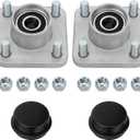 JAVIK 2 Pcs Front Wheel Hub Assembly w/Bearings Compatible with Club Car DS & Precedent & Electric Golf Carts 2003-up OEM# 102357701 1023577-01 102353201