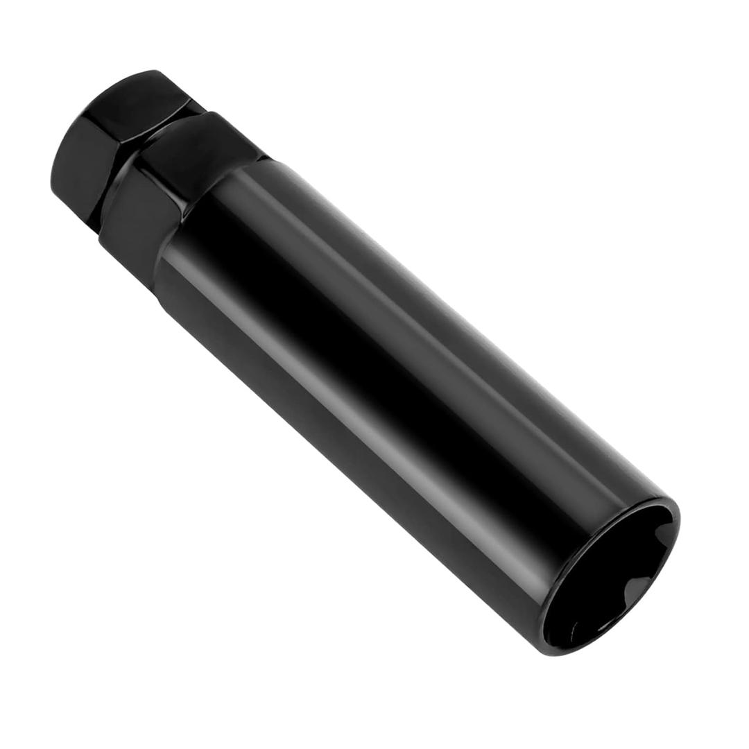 DYNOFIT 7 Spline Lug Nuts Key for Wrench with 13/16 inch(21mm) and 7/8 inch(22mm) Hex, 7 Point Wheel Lock Nut Key Replacement Tool for 14x1.5, 14x2.0, 9/16" Wheel Nuts (Black)