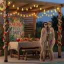8.5Ft Tropical Summer Beach Pineapple Lights, 10L LED Pineapple String Lights Plug in for Indoor/Outdoor Home Table Porch Pergola Tiki Bar Luau Aloha Hawaiian Party Lights