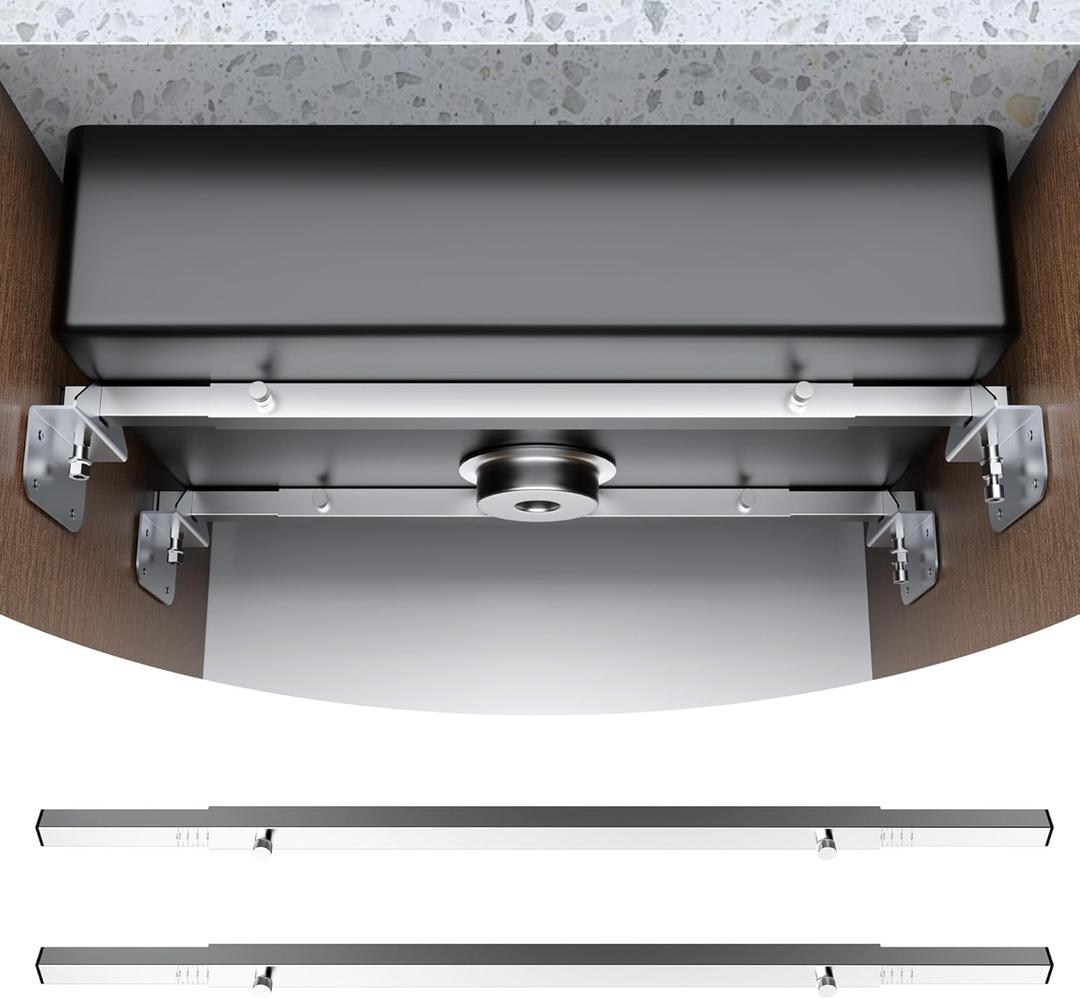 Undermount Sink Brackets, Adjustable Stainless Steel Sink Installation Kit for Heavy Duty Undermount Sink, 28-39.5in Undermount Sink Support for Kitchen, Laundy