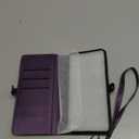 Defencase Compatible with Samsung Galaxy S23 Plus Case Wallet with RFID Blocking Card Holder for Women, PU Leather Magnetic Snap Flip Zipper Strap Phone Case Fit for Galaxy S23 Plus 5G 6.6", Purple