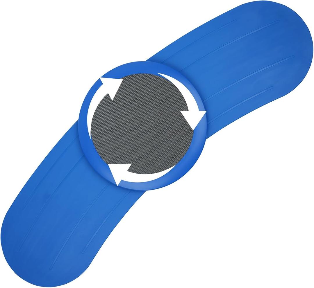 360 Rotating Transfer Board with Sliding Disk - 400lbs Heavy Duty Slide Board for Wheelchair to Car, Bed & Toilet Transfers - Mobility Aids for Elderly, Seniors & Stroke Patients - 7.2lbs Portable (Blue)