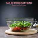 Mini Glass Prep Pinch Bowls, 3.5 inch 4 oz Clear Glass Bowls for Condiments, Small Glass Bowls, and Pinch Bowls (12 Pack)