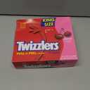 TWIZZLERS PULL 'N' PEEL Cherry Flavored King Size, Chewy Candy Packs, 4.2 oz (15 Count) (EXP 04/30/26)