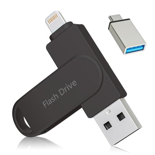 Apple MFi Certified Flash Drive 512GB, Photo Stick for iPhone Memory Stick for Photo/Video Backup Stick, High-Speed USB Thumb Drive for iPhone Storage Compatible for iPhone/iPad/Android/PC