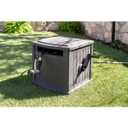 Suncast 150' Capacity Slide Trak Hideaway Hose Holder Dark Gray