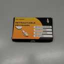 DELSWIN Heavy Duty Retractable Lanyard - Breakaway Lanyards for ID Badges Keys, Retractable Keychain with Upgraded Carabiner, Key Ring, and 2-Card Thumb-Slot Badge Holder, 8 oz Retraction (Matte Black - Lanyard)