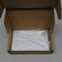 Smart Light Switch 118X72X34MM,Need Neutral Wire,2.4GHz WiFi,FCC Certified Smart Switch APP Control Work with Tuya and Alexa,Glass Panel,White 2 Gang