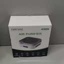 Air Purifier for Home  True HEPA Filter for Pets, Smoke & Allergies | 600 Sq Ft Coverage | Ultra-Quiet & Portable for Bedroom/Travel (1 Pack, Grey White)