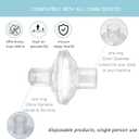 Universal CPAP Inline Filter, CPAP Air Filter for ResMed AirSense 11/AirSense 10/Philips Respironics DreamStation 2, Hose Filter for CPAP Supplies, BIPAP Supplies (4)