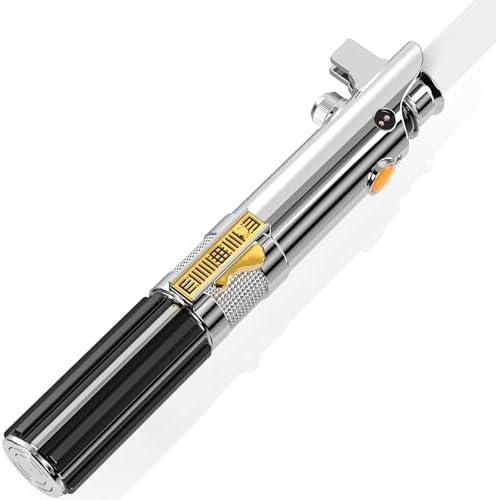 BSTSABER Dueling Lightsaber, 39 Sets Sound Effects with 12 Colors Change Light Saber, Smooth Swing Motion Control Metal Handle Lightsabers for Adults, Boys Cosplay Gifts (RGB 39 Sets Sound Effects)…