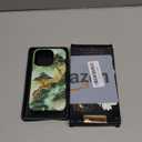 for iPhone 15 Pro Case - Wireless Charging Compatible - Dual-Layer Hard Shell + Silicone Cover - Shockproof Protective Phone Case with Stylish Designs for Women - Gold Inlaid Jade Carving