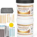 Sculpts Epoxy Clay with 24 Pcs Clays Tools Kit, 2 Part Modeling Compound (A&B) 1 Pound Self-Hardening DIY Magic Sculpt + Clay Sculpting Tools Set for Sculpting, Modeling, Filling, Repairing