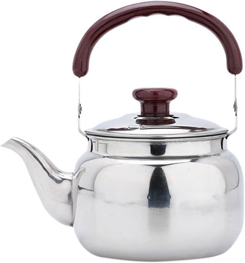 LIFKOME 0.5 QT Whistling Tea Kettle for Stove Top Stainless Steel Whistling Tea Pots Classic Stovetop Kettle