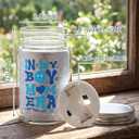 Qunclay Boy Son New Mom Gifts for New Mom Mason Jar Night Light for Birthday Mothers Day Gifts from Son for First Mothers Day, Pregnant Mama, Mommy to Be, Baby Shower