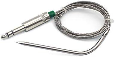 Replacement Parts High-Temperature Meat Temperature Probe Compatible with Green Mountain Grill/GMG Pellet Grills, Works with Jim Bowie Choice, Daniel Boone Choice & Davy Crockett Grills