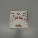 Nativity Christmas Decorations, 3.5 Inch Ceramic Religious Christmas Ornament, Christmas Tree Ornaments, Christian Gifts for Kids, Religious Gifts for Women, Xmas Gifts for Mom, Merry (Birth of Jesus)