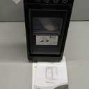 Ice Makers Countertop,26Lbs/24H,8Pcs in 6Mins,Portable Ice Maker Machine with Self-Cleaning,Interior Lighting,2 Sizes of Bullet Ice for Home/Office/Party(Black)