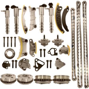 9-0753SVVT Engine Timing Chain Kit with Solenoid Valve for Buick Cadillac Chevrolet GMC Pontiac Saab Saturn Suzuki Acadia Traverse Enclave Caprice Equinox 2006-2015; 9-0753S w/VVT