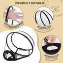 Dog Cone Collar for After Surgery,Transparent Dog Cones Alternative for Small Large Medium Size Dogs,Adjustable Depth Pet Recovery Collars,Elizabethan Collar for Dogs Stop Licking Wound(S)