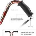 Elegant Walking Cane for Women, Foldable & Adjustable Cane for Seniors with Self-Standing Tip | Lightweight Mobility Aid for Stability & Balance Support