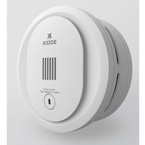 Kidde Smoke Detector, AA Battery Operated, Compact Size, LED Status Light, 85 dB Alarm, 4-inches, 10SDR 10 Year from activation