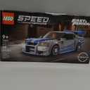 LEGO Speed Champions 2 Fast 2 Furious Nissan Skyline GT-R (R34), Race Car Toy Model Building Kit, Collectible with Racer Minifigure, 2023 Set for Kids, Boys and Girls Ages 9 and Up 76917
