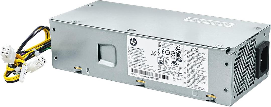 Upgraded D18-180P1A L08404-002 180W Power Supply L07658-003 PSU Compatible with HP ProDesk 400 G5 SFF 600 G3 SFF,901764-003 L07658-001 PA-1181-3HB DPS-180AB-30A 901765-003 D18-180P1A Power Supply