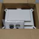 Recessed Outlet Box, DBHS1W-1 Low Profile Electrical Outlet Boxes, Wall Plate Kit for New Vinyl Siding, Enclosed Weatherproof Pack with Duplex & Decorator Style Covers, 1-Gang, Horizontal, White