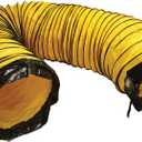 Rubber-Cal "Air Ventilator Yellow" Ventilation Duct Hose (Fully Stretched), 16-Inch by 25-Feet