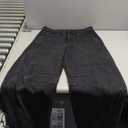 Womens Stretchy Mid Rise Barrel Jeans Vintage Loose Wide Leg Cropped Denim Pants Y2k Baggy Boyfriend Jeans, Small