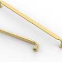 Asidrama 6 Pack 12.6 Inch(320mm) Brushed Gold Kitchen Cabinet Handles, Cabinet Pulls Kitchen Cabinet Hardware for Cupboard Drawer Pulls