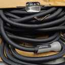 Garden Hose, Flexible Ultra Lightweight Durable, Kink-Free Water Hose with 10 Function Sprayer - Non-Shrinking, Easy to Store, All-Weather, High-Pressure, Black (100 FT)