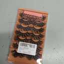 Short Lashes Natural Look False Eyelashes Thick Volume Faux Mink Lashes Pack Wispy Strip Fake Eyelashes Cat Eye Lashes that Look Like Extensions 14 Pairs