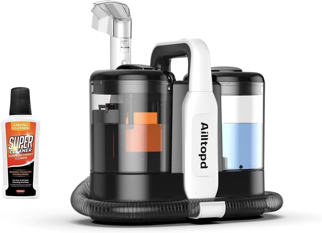 Ailltopd 15Kpa Portable Carpet and Upholstery Cleaner Machine