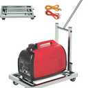 Generator Wheel Kit,GeneratorCart,500LB Heavy-Duty GeneratorCart With Wheels, Made of 100% Sstainless Steel,(19.6X13.7inches) (Stainless steel original color)